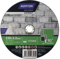 Norton Disc debitare piatră Norton Expert Ø230x3, 2x22, 23mm (66252835445)