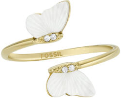 Fossil Inel decent Radiant Wings placat cu aur deschis JF04423710 59 mm