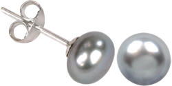 JwL Luxury Pearls Cercei cu perle reale culoare gri JL0029