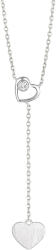 Preciosa Colier delicat cu inimioare Pearl Passion 5382 00