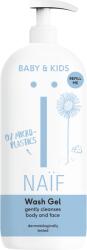 Naïf Naïf Baby & Kids Wash Gel gel pentru spălarea și curățarea copiilor și a bebelușilor corp si fata Refill Me 500 ml