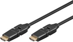 Goobay HDMI 2.1 Összekötő Fekete/Arany 2m 61286 (61286)