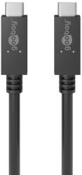 Goobay USB 3.2 Type C Összekötő Fekete 1m 49254 (49254)