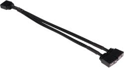 Alphacool aRGB elosztó Y-kábel 3-Pin 2x 3-Pin Fekete 15cm 18704 (18704)