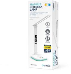 Platinet De masă LED lampă RGB ceas cu alarmă cablu fără încărcător alb PDL711RGBW (PDL711RGBW)