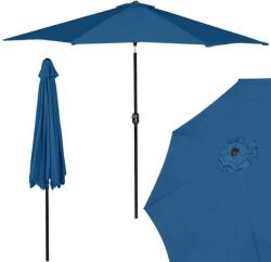 SPRINGOS Umbrela terasa gradina, cu manivela si inclinare, diametru 300cm, Albastru (GU0035)