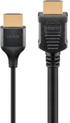  HDMI 2.1 Slim Ultra High Speed Ethernet kábel 8K Fekete 1m 75298 (75298)