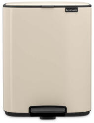 Brabantia Cos de gunoi Brabantia Bo Pedal 1010123, 12 l, Inchidere usoara, Baza antiderapanta, Bej (1010123) Cos de gunoi
