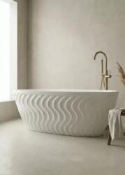 Coloana Cada freestanding 170x80 cm Coloana Eva, din acril alb lucios (5907369851234)