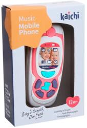 CHIPOLINO Gyerekjáték mobiltelefon zenével és fénnyel - pink (3800933003898)