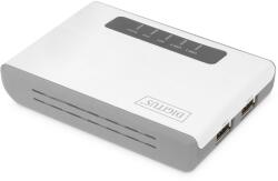 ASSMANN DN-13024 nyomtatószerver Ethernet LAN / Vezeték nélküli LAN Fehér