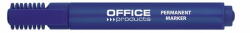 Office Products Permanent marker, varf tesit 1-5mm, corp plastic, Office Products - albastru (OF-17071311-01)
