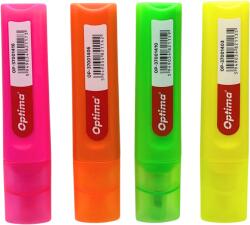 Optima Lipici si corector Optima Textmarker varf lat 1-4mm, Optima 720 - 4 culori/set (OP-3700144W)