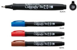 Artline Marker ARTLINE Supreme Calligraphy, varf tesit din fetru 2.0mm - negru (EPF-242-BK)