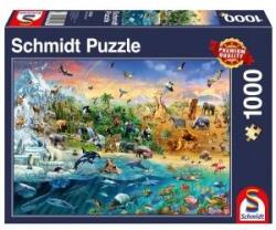 Schmidt Spiele Puzzle PQ 1000 Animal Kingdom G3