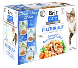 Brit 24x85g Brit Care Cat filék aszpikban nedves macskatáp vegyes csomagban