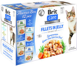 Brit 24x85g Brit Care Cat filék szószban & aszpikban nedves macskatáp vegyesen