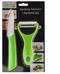 Perfect Home Curatator si Cutit pentru Legume, Ceramica, 2 Bucati, Perfect Home (MRK-28151)