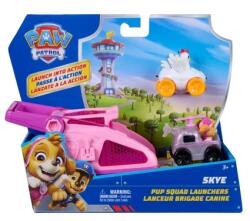 Spin Master - Set figurine Paw Patrol, Skye și vehicul cu lansator (20155101) Figurina