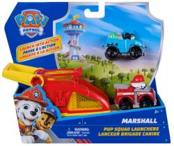 Spin Master - Set figurine Paw Patrol Marshall cu vehicul lansator (20155102) Figurina