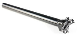 PRO-MAX SP-226 alumínium nyeregcső, 27, 2x400 mm, két csavaros, egyenes fejjel, fekete