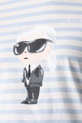 Karl Lagerfeld блуза с дълги ръкави дамска от памук IKON (B3W17043)