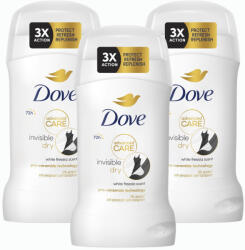 Dove Advanced Care Invisible Dry női izzadásgátló stift (3x50 ml)