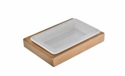 Strohm Teka StrohmTeka Formentera szappantartó 16x3, 2x11, 3 cm, tüzes bronz (TS-17082020BZ)