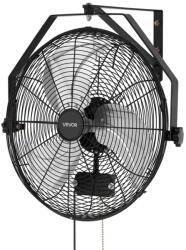 VEVOR Ipari fali ventilátor 56, 5 cm átmérővel - 4150 CFM légszállítás, 3 sebességfokozat, IP44 védelem, halk működés kültérre és beltérre