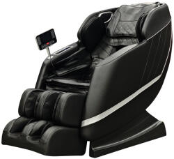 Sanotechnik VITALORA luxus masszázsfotel, fekete/ezüst (MA2608)