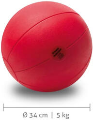 Togu Medicinlabda 5 kg 34 cm piros - Togu Medizin Classic (RM_002687)