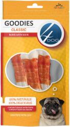 4DOG Snackuri Caini 4DOG MF. 09518 | Piele Presata, Rata, 120g (MF.09518)