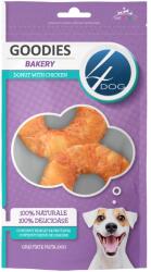 4DOG Snackuri Caini 4DOG MF. 09515 | Piele Presata, Pui, 100g (MF.09515)