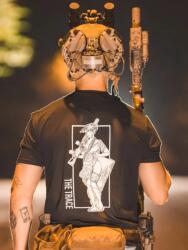 The Trace® Tricou Machinegunner Statue The Trace® (Culoare: Negru, Mărime: XL)