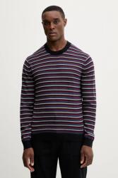 Giorgio Armani pulóver gyapjúkeverékből - sötétkék L - answear - 23 990 Ft