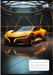 Victoria Füzet, tűzött, A5, vonalas, 32 lap, 2. osztály, COOL BY VICTORIA "Future Cars", "16-32 (ISVFC110) - tintasziget