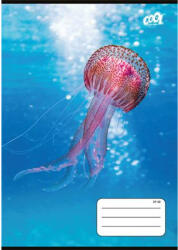 Victoria Füzet, tűzött, A5, kockás, 32 lap, COOL BY VICTORIA "Ocean World", "27-32 (ISVFC116) - tintasziget