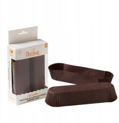 Decora Ovális ekler papírkosárka Decora 60 db Barna 135 mm (0339895)