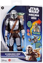 Hasbro Star Wars: Set de figurine de acțiune The Mandalorian și Grogu cu sunet - Hasbro (G2842) Figurina