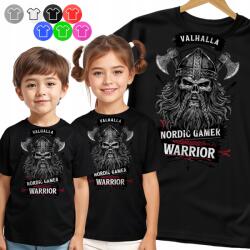  Gyerek Póló Nordic Gamer Warrior Viking Fiú Póló S (KOSZULKA DZIECIIĘCA V2 - NR 272)