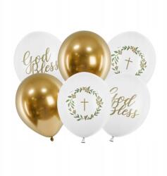 PartyDeco Lufik 30 cm "God Bless" Színes díszítések minden alkalomra