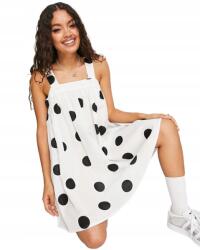 Asos Ruha Mini Petite Pöttyös Pamut Len 36 S Slm S