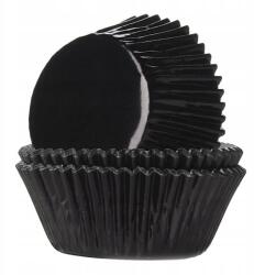House of Marie HoM muffinpapír 24 db Fóliázott Fekete (HM1333)