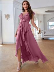 Shein Aszimmetrikus Chiffon Ruha V Fodros Maxi Shein 34