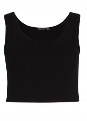 Boohoo Crop Top Fekete Casual Rzlm 44