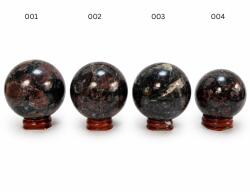  Sfera Eclogit Natural 54-63mm Slefuita Decorativa pentru Colectie 1 Buc