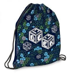 Ars Una GEEK kockák tornazsák - Ars Una kék/zöld (53565396)
