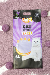  UNIQ PETS MACSKAALOM TOFU biológiailag lebomló levendula illattal 2, 5 kg - tenyesztoitap