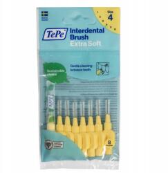 TePe Extra Soft fogköztisztító kefe 0.7mm Világossárga, 8 db (7317400002354-2)