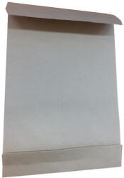  Boríték TB/4 szilikonos redős talpas kraft barna 5 cm talp (8084)
